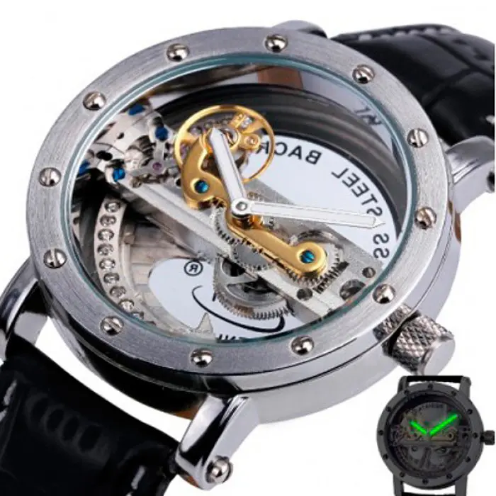 Чоловічий годинник Forsining Air Silver - фото 6