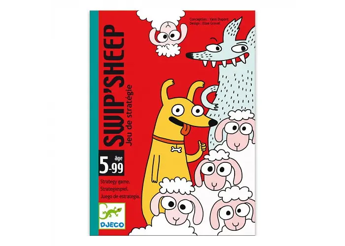Настольная игра Djeco Собери барашков (Swip' Sheep) (DJ05145) - фото 2