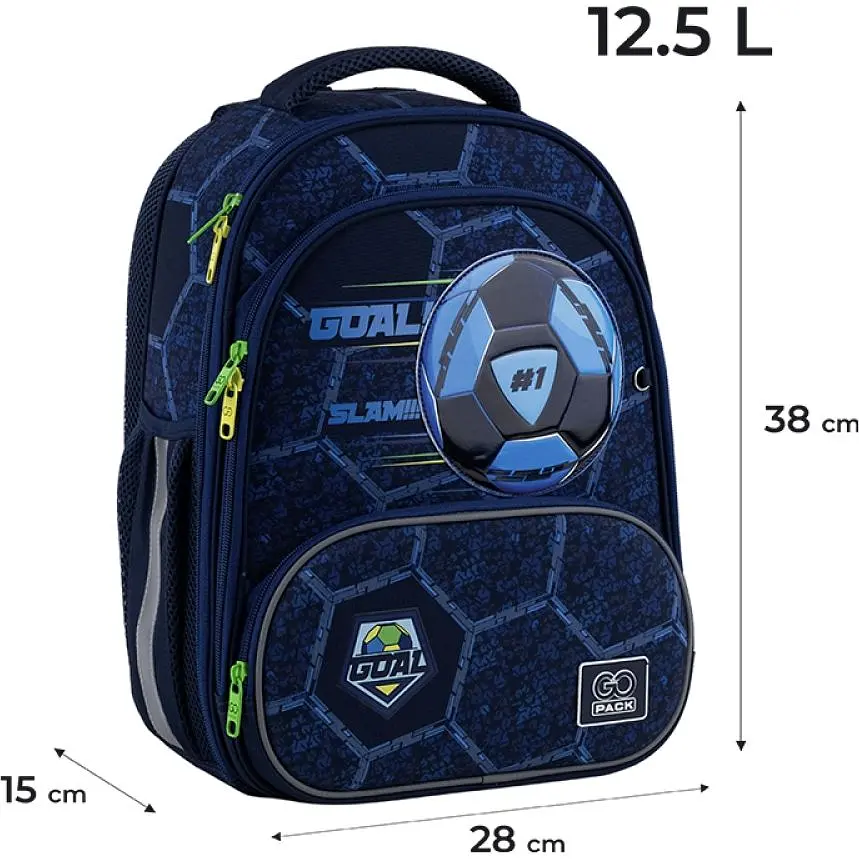 Рюкзак GoPack Education каркасний 597M-6 Goal (GO25-597M-6) - фото 3