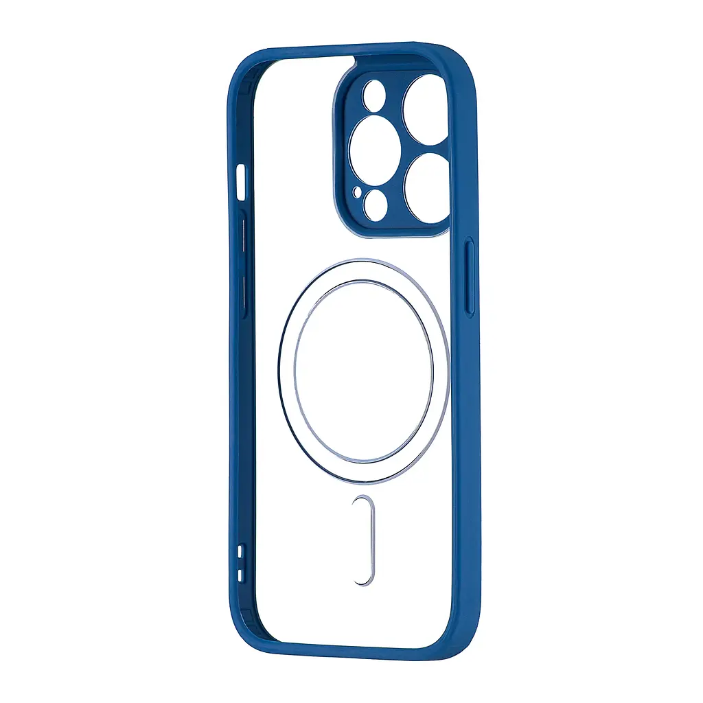 Чохол Color Edge with MagSafe (Protected Camera) iPhone 14 Pro Navy Blue - фото 3