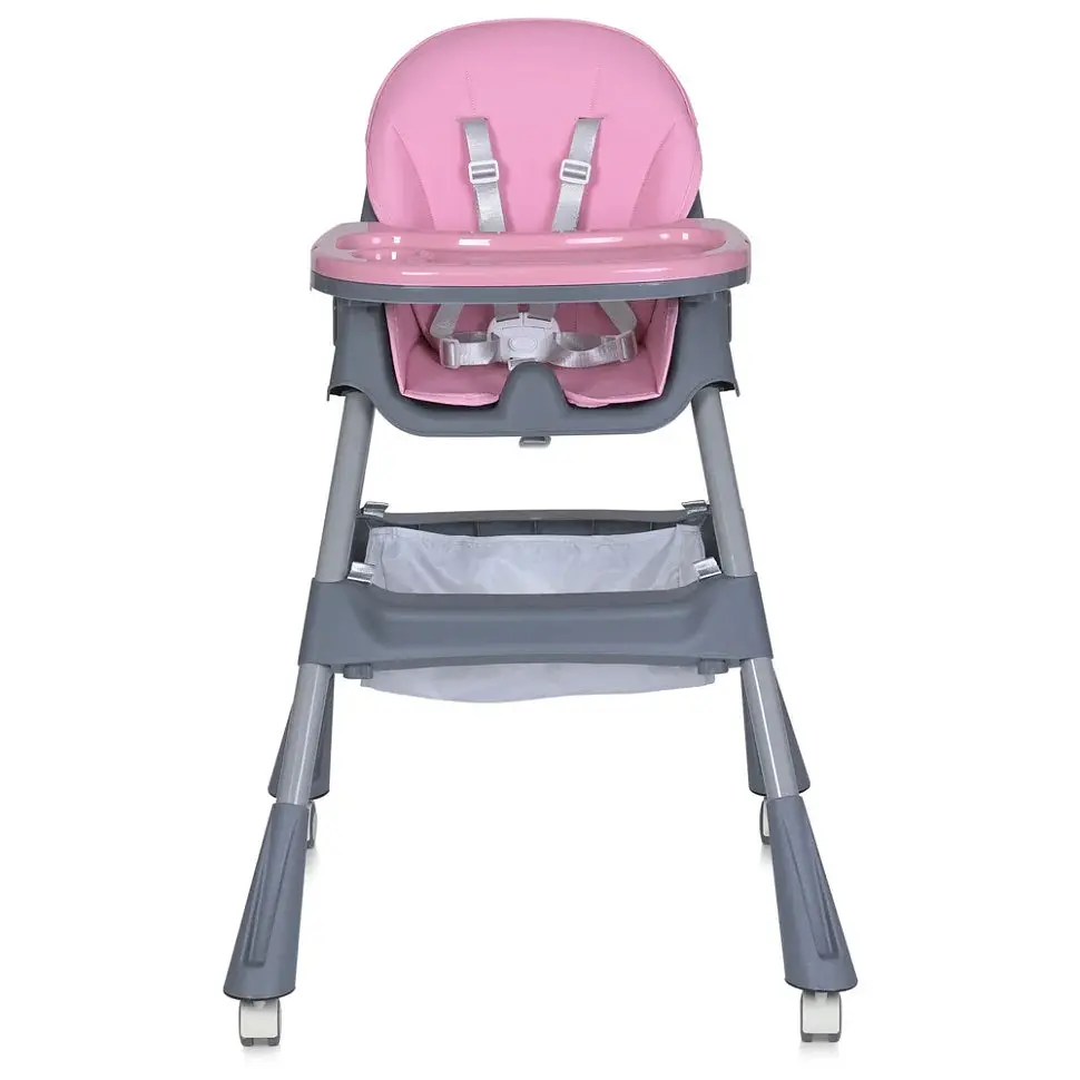 Стульчик для кормления M 5722 Lilac до 20 кг, складной, 5-ти точечный, экокожа - фото 7