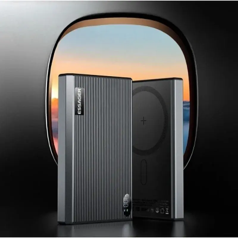 Батарея універсальна Essager 10000mAh Shining magnetic 20W PD QC/3.0 (EDY1W-SY0G-Z) - фото 8