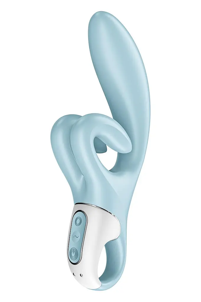 Вібратор-кролик Satisfyer Touch Me 20 см блакитний - фото 3