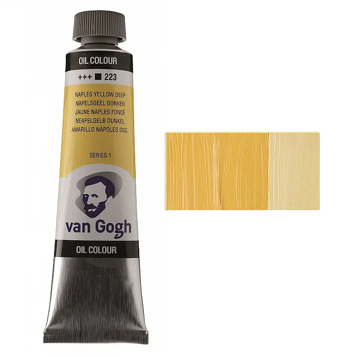 Фарба олійна Van Gogh (223) Неаполітанський жовтий темний 40 мл Royal Talens (8712079219192)