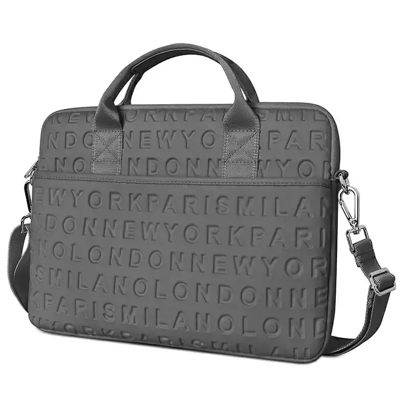 Сумка для ноутбука WiWU Cosmo Slim Case for MacBook 13,3` / 14` Grey (6957815515868) [57188] - фото 2