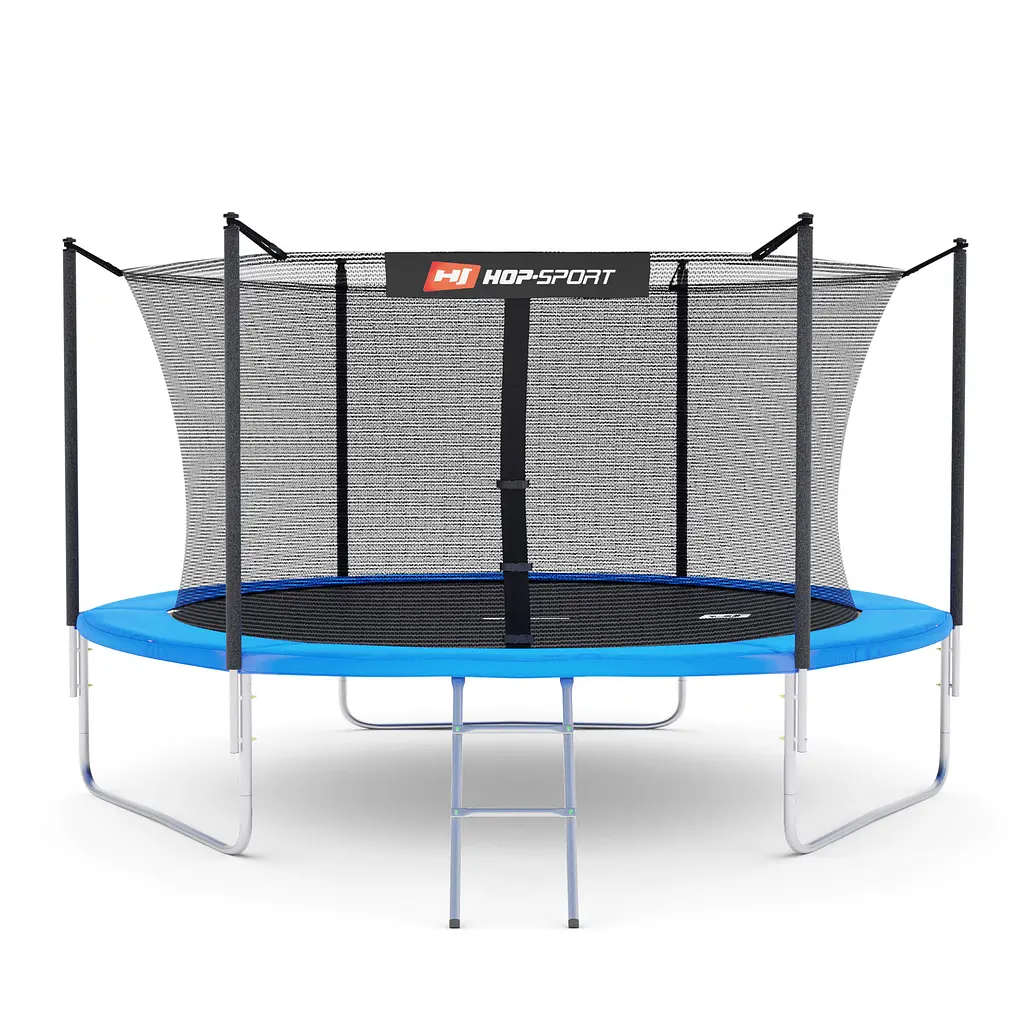 Батут Hop-Sport 10ft (305см) синій з внутрішньою сіткою - фото 4