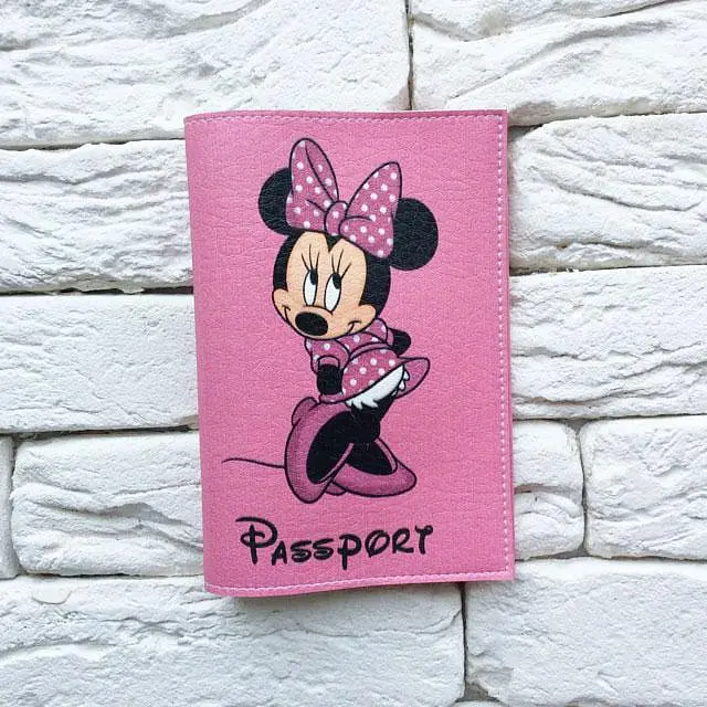 Обкладинка для паспорта Minnie Mouse (рожевий) - фото 2