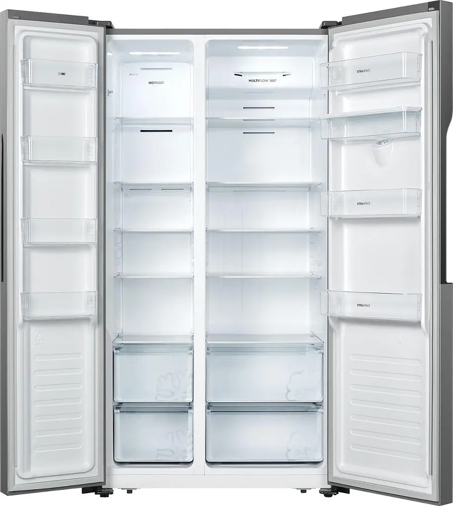 Холодильник Gorenje SBS 179х65х91см 2 двері 334 (174) л А+ NF+ LED дисплей (NS9FSWD) - фото 4