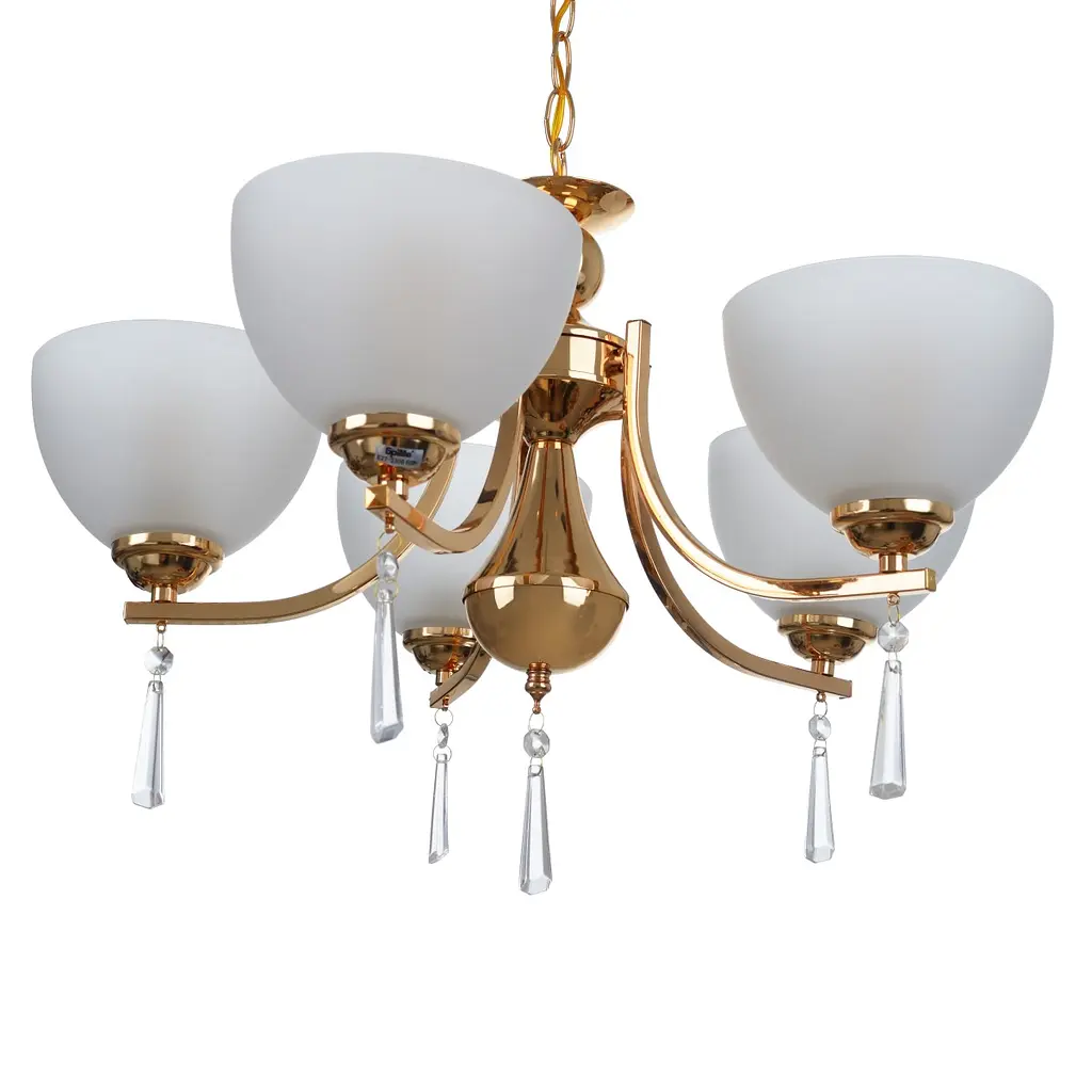 Люстра подвесная Brille для гостиной E27 60W G (LK-667S/5) - фото 2