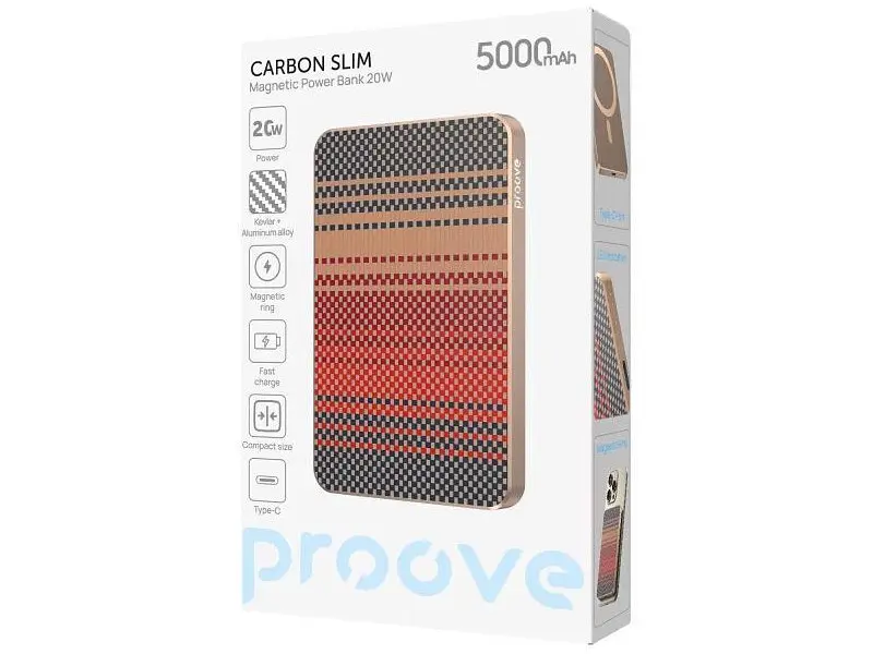 Зовнішній акумулятор (Power Bank) Proove 5000mAh 20W Glowrise (PBCS20010052) - фото 5