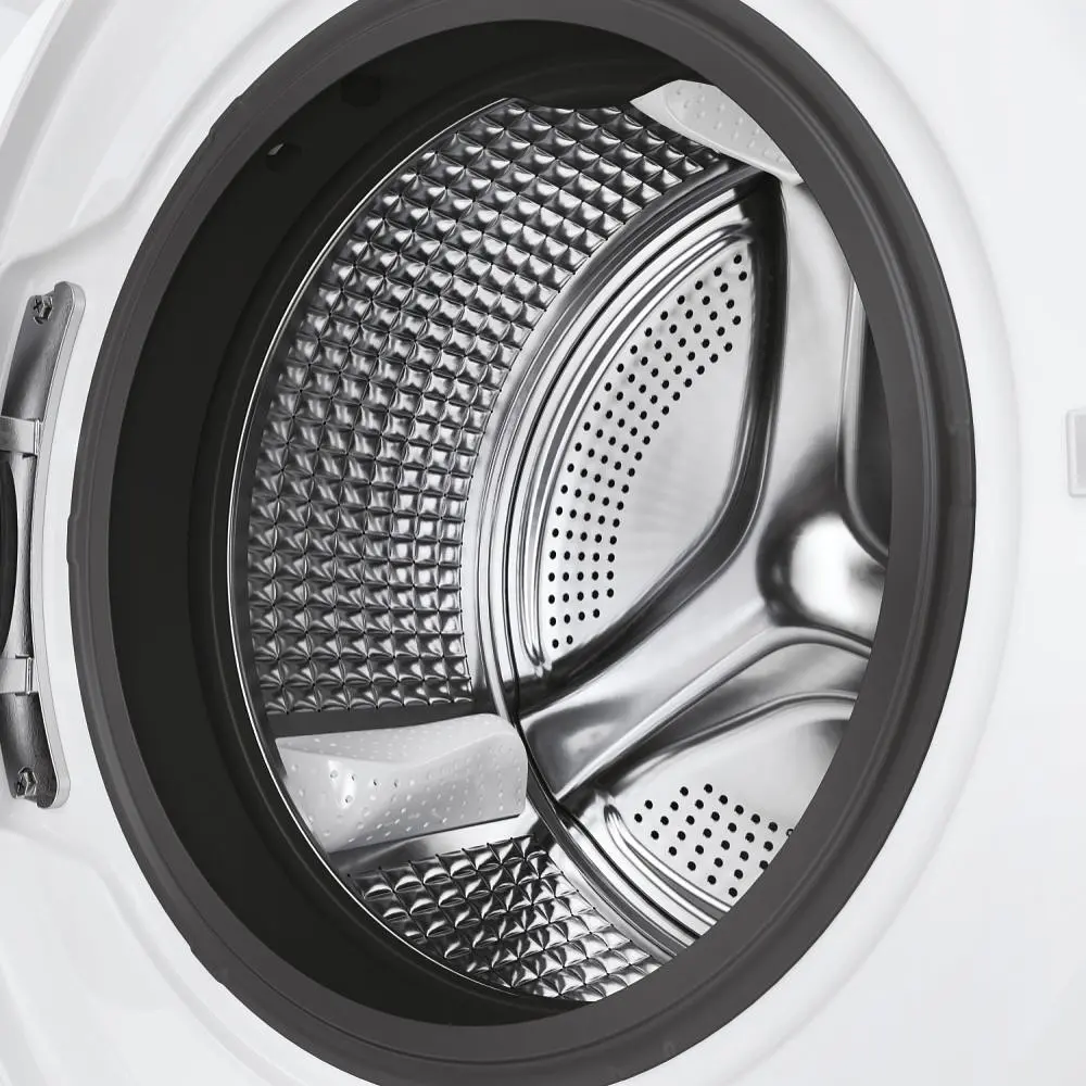 Пральна машина Haier фронтальна 7 кг 1400 A+++ 44 см дисплей пара інвертор люк чорний прямий привід білий - фото 9
