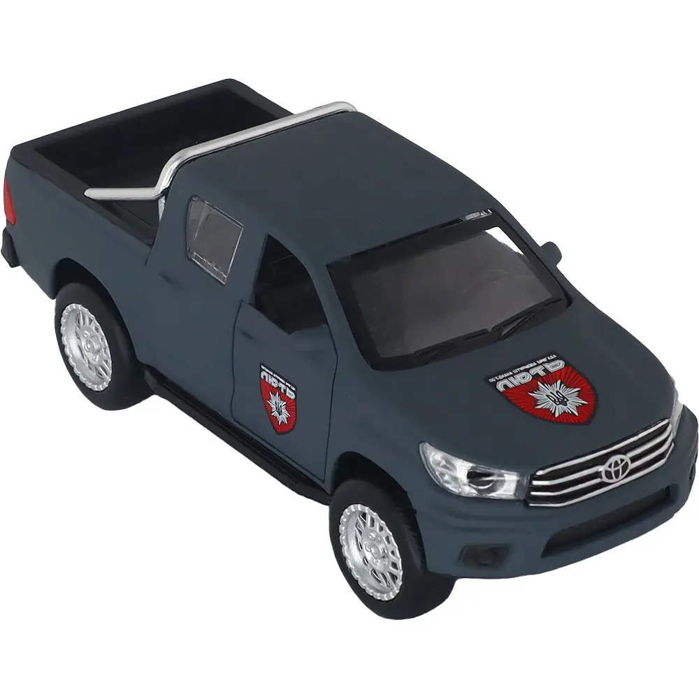 Машинка TechnoDrive серії Шеврони Героїв TOYOTA HILUX "ОШБр НПУ "ЛЮТЬ" - фото 7