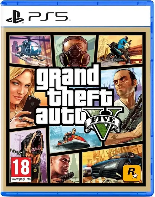 Гра Sony консольна PS5 Grand Theft Auto V PS5, BD диск