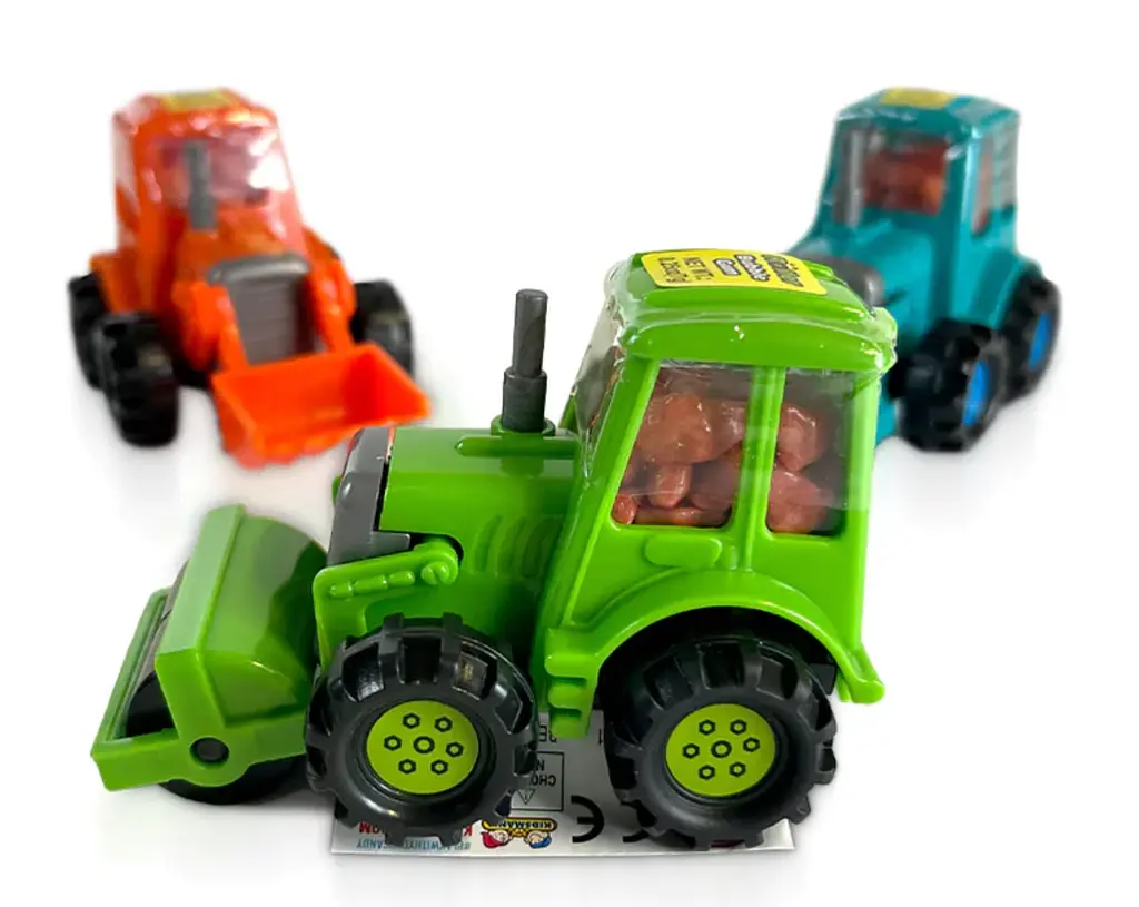Іграшка Бульдозер із жувальними гумками Kidsmania Bubble Mania Bubble Dozer Trucks 17 г - фото 5