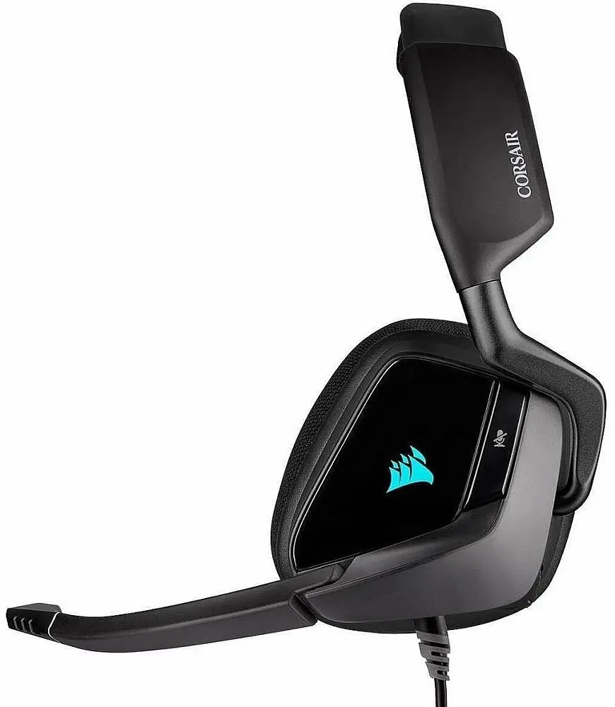 Гарнiтура Corsair Void RGB Elite USB Premium Gaming Headset with 7.1 Surround Sound Carbon (CA-9011203-EU) - фото 2