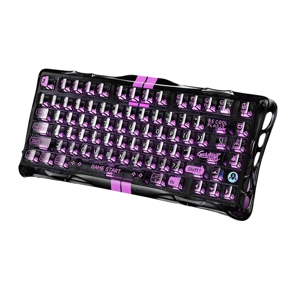 Клавіатура GravaStar Mercury V75 lite HE Transparent Black (GS-M-V75LITE-TB) - фото 4