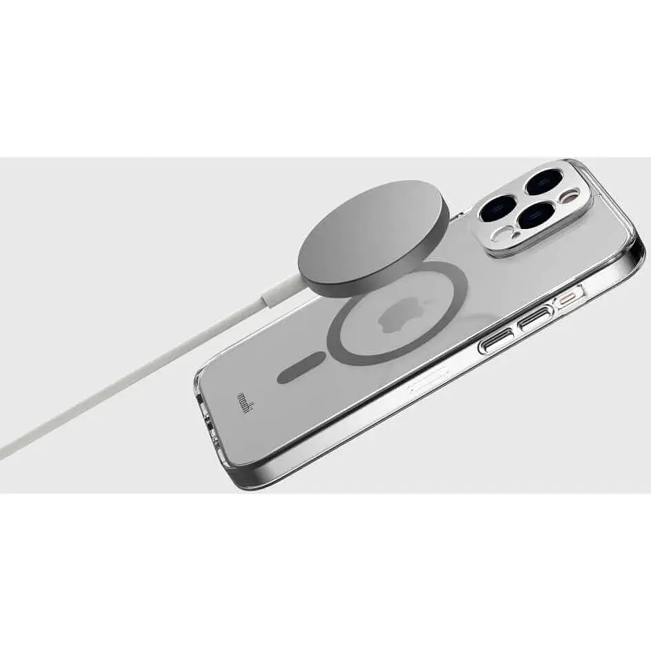 Чехол-накладка Moshi iGlaze Slim Hardshell Case Luna Silver для iPhone 14 Pro (99MO137207) - фото 5