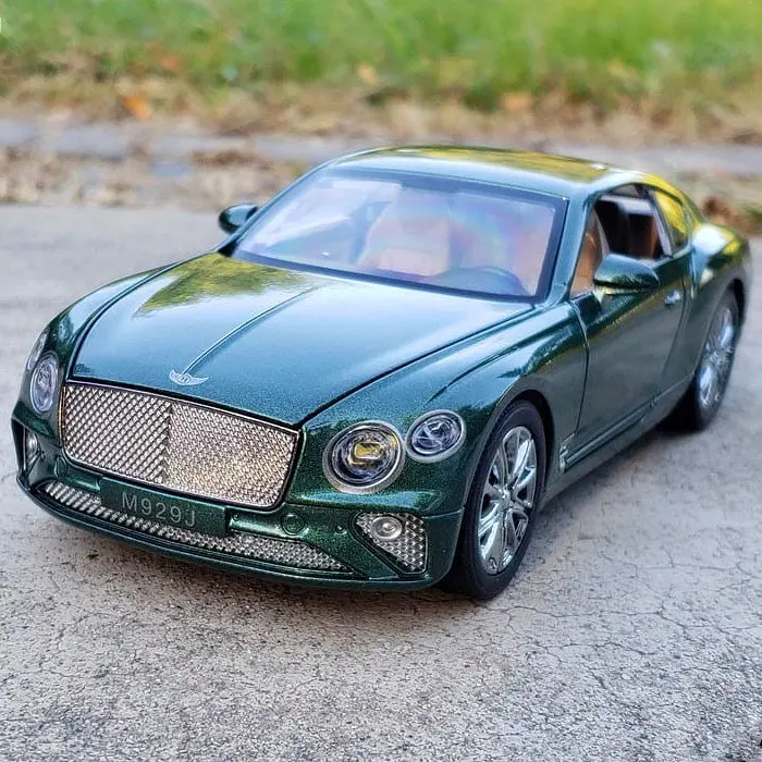 Колекційна металева модель автомобіля АвтоЕксперт Bentley Continental GT з інерцією, світлом та звуком 1:24 - фото 6