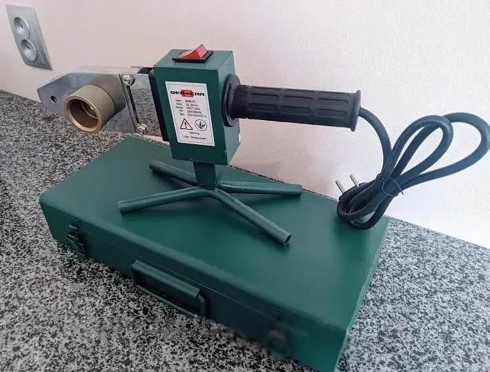 Паяльник для пластиковых труб Bergerr B06 800W кейс с насадками 20-32 мм 30412 - фото 3