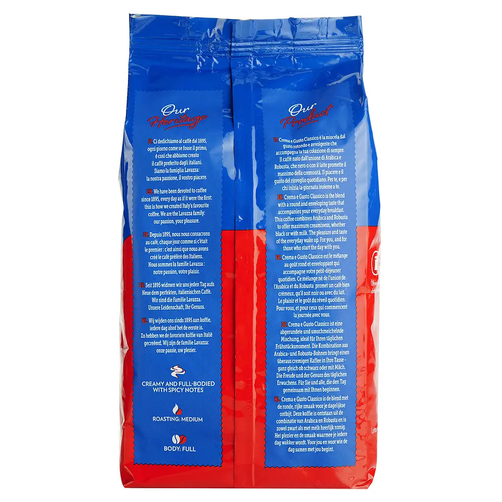 Кава в зернах Lavazza Crema E Gusto Classico 1 кг - фото 6