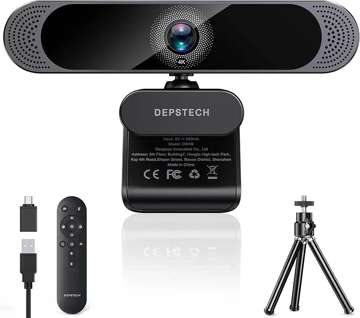Вебкамера DEPSTECH DW49 4K для ПК та ноутбука