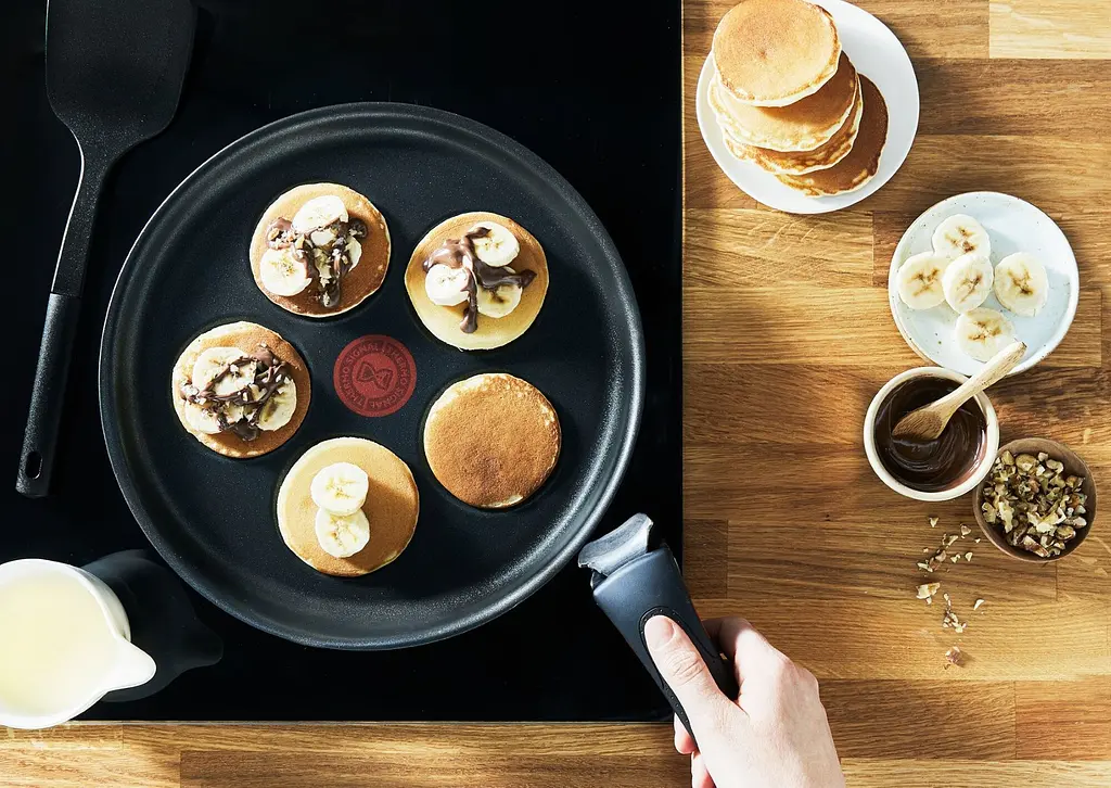 Сковорода Tefal Ingenio Unlimited для оладок 27см литий алюміній kuh0014448 - фото 5