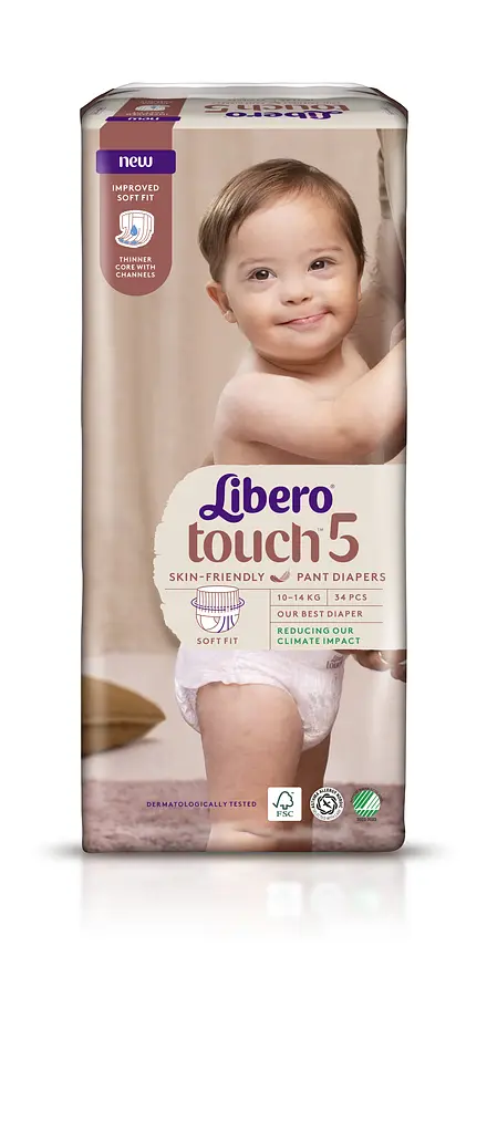 Підгузки-трусики Libero Touch Pants 5 (10-14 кг), 34 шт. - фото 2