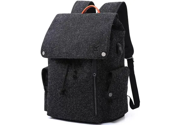 Рюкзак для ноутбука Tangcool ICON TC713 черный 15" (USB) - фото 2