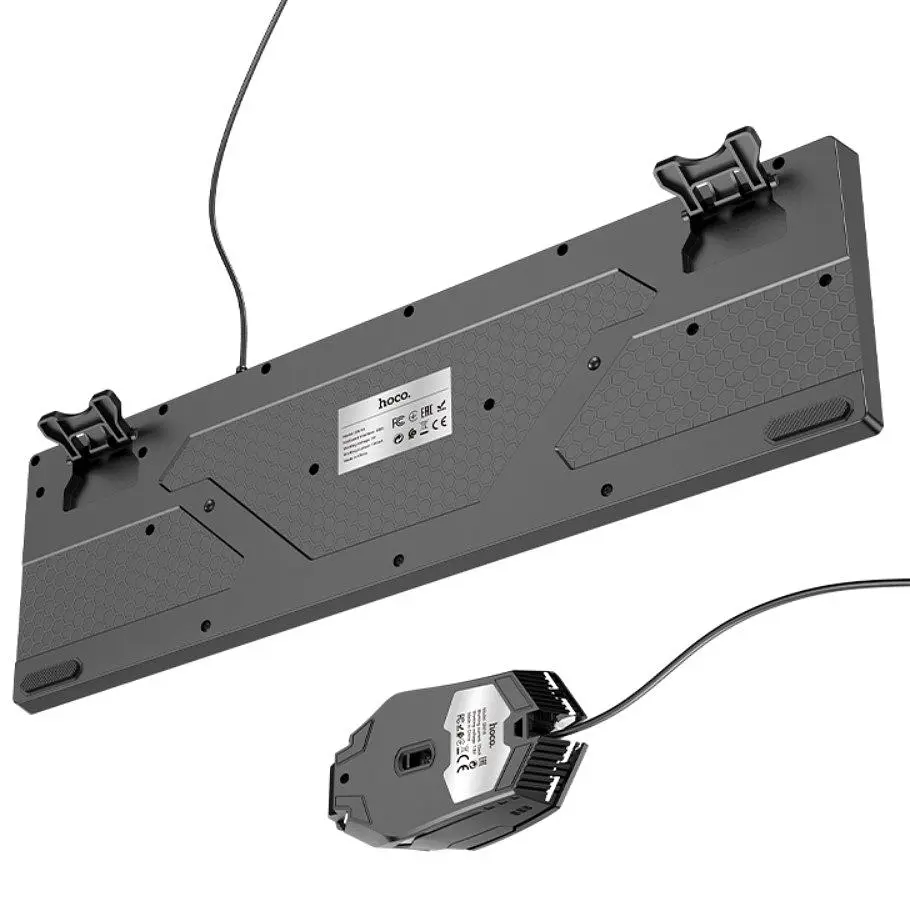 Комплект клавіатура та мишка HOCO GM-18 KB+Mouse, USB, RGB-підсвітка - фото 6