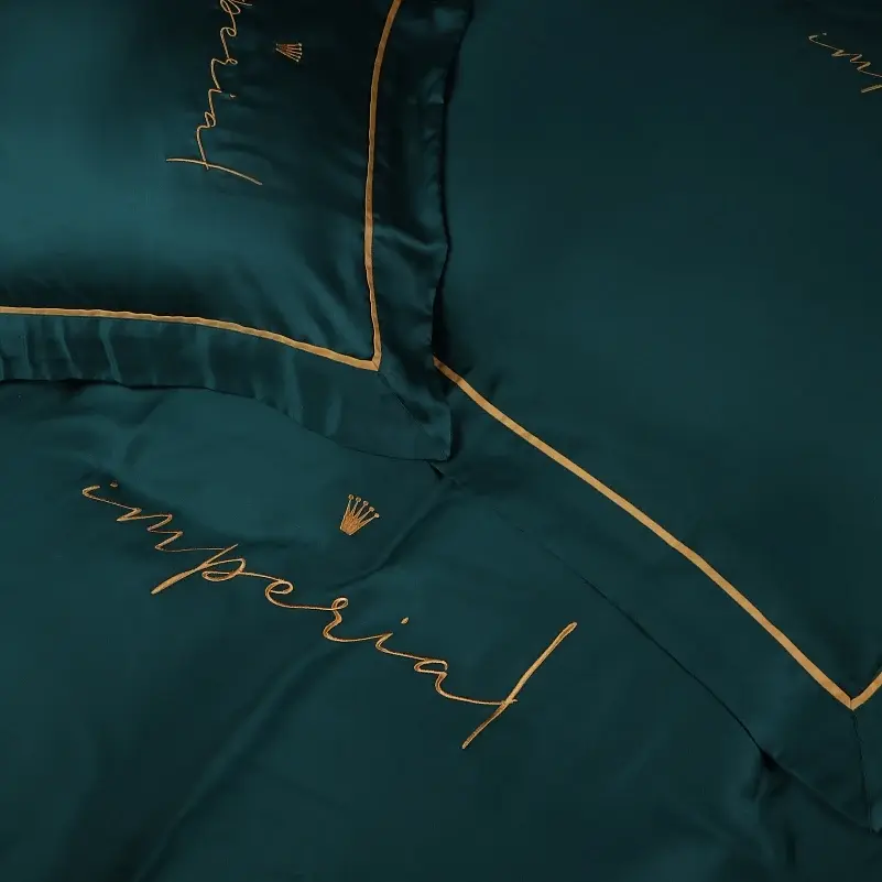 Наволочка MirSon Imperial Tencel №07 Emerald 40х60 см (2200010755794) - фото 7
