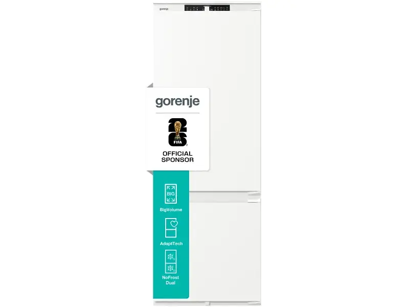 Холодильник з морозильною камерою Gorenje NRKI619D61WFE - фото 2