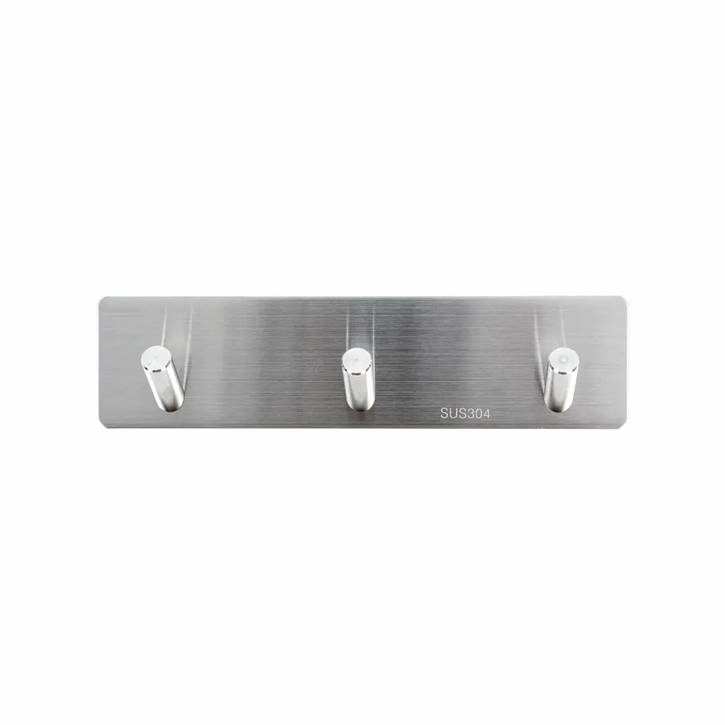 Держатель для полотенца на три крючка Platinum 331Gb Нержавеющая сталь - фото 2