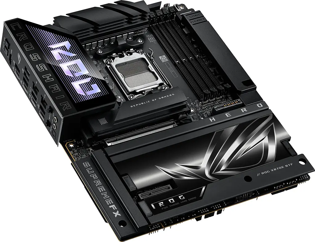 Материнська плата Asus ROG CROSSHAIR X870E HERO BTF sAM5 X870E 4xDDR5 M.2 HDMI WiFi BT ATX - фото 5