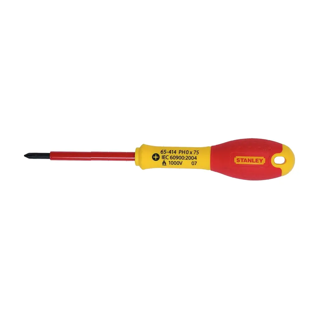 Викрутка Stanley FatMax VDE 1000V ізольована для електрика Ph0 × 75 мм (0-65-414)