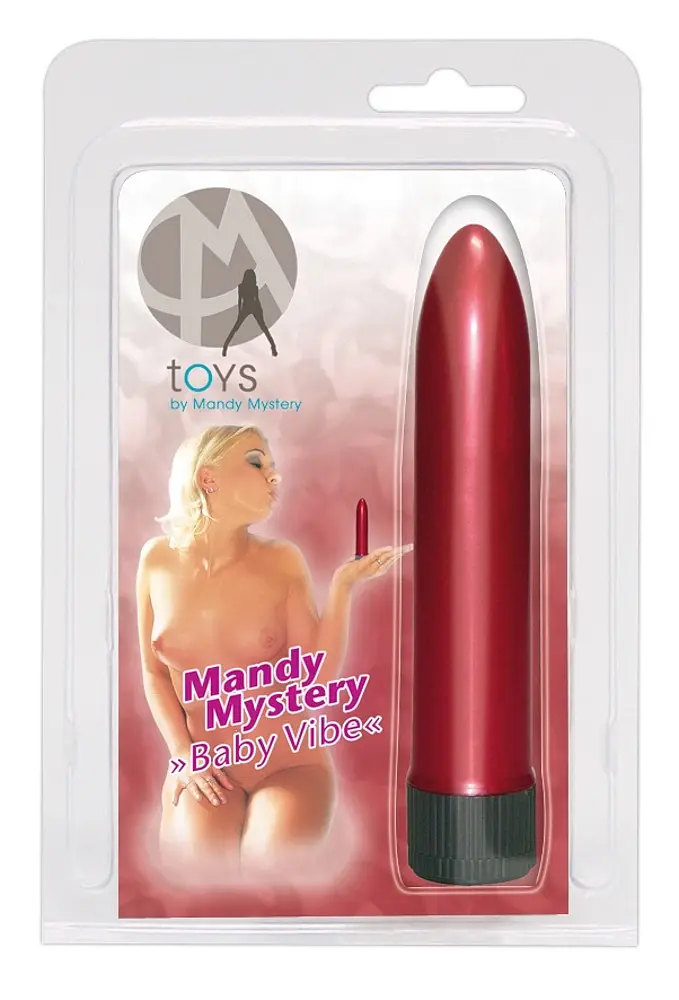 Вібратор Mandy Mystery Baby Vibe 13 см червоний - фото 3