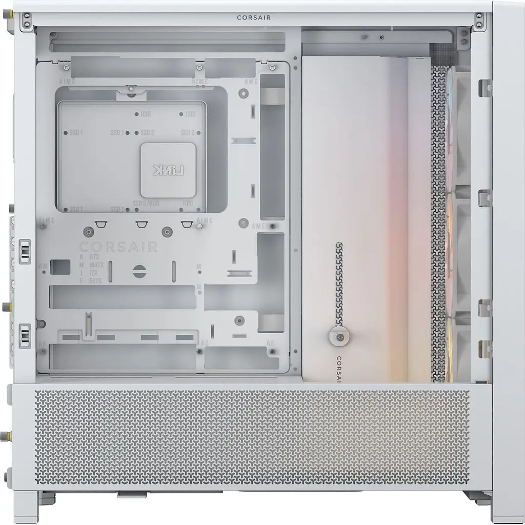 Корпус Corsair FRAME 4000D RS ARGB Tempered Glass без БП White (CC-9011297-WW) - фото 3