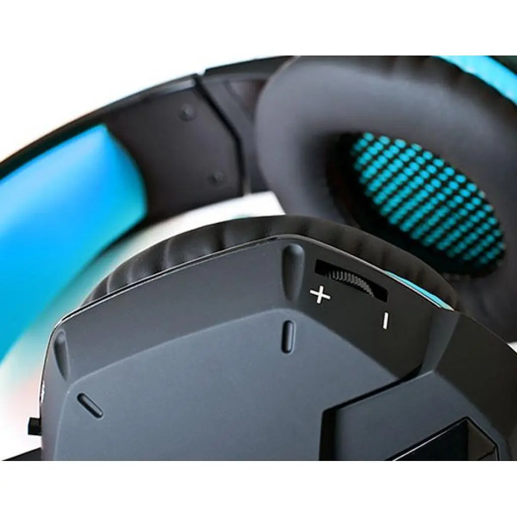 Навушники Real-El GDX-7500 black-blue - фото 4