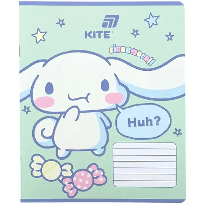 Зошит Kite Cinnamoroll, 12 аркушів, клітинка (CR26-232) - фото 5