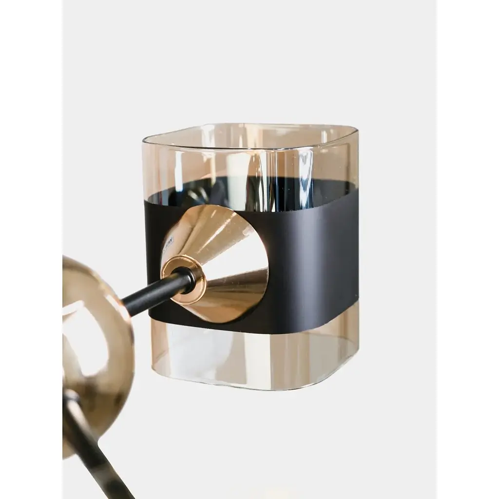 Люстра Brille LK-739C/3 E27 BK+GL - фото 2