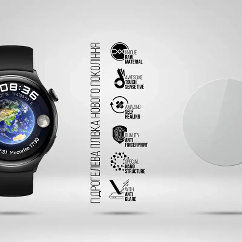Плівка захисна Armorstandart Matte hydrogel Huawei Watch 4 6 pcs (ARM92056) - фото 2