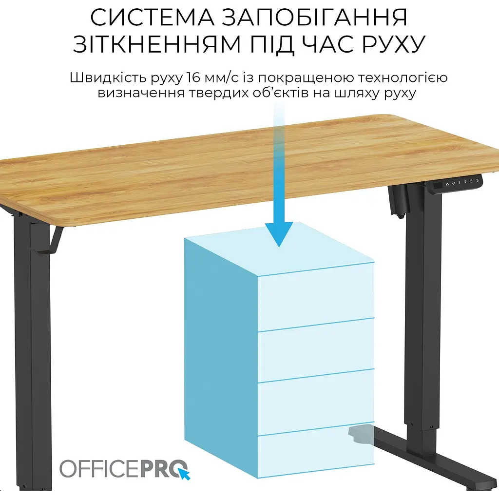 Стол Officepro с электрорегулировкой высоты (ODE1260LW) - фото 10