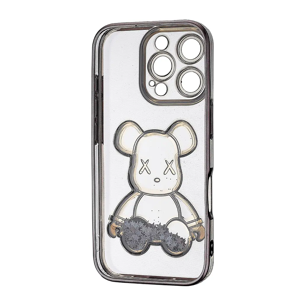 Чохол Shining Bear Case Protected Camera iPhone 16 Pro Black - фото 3
