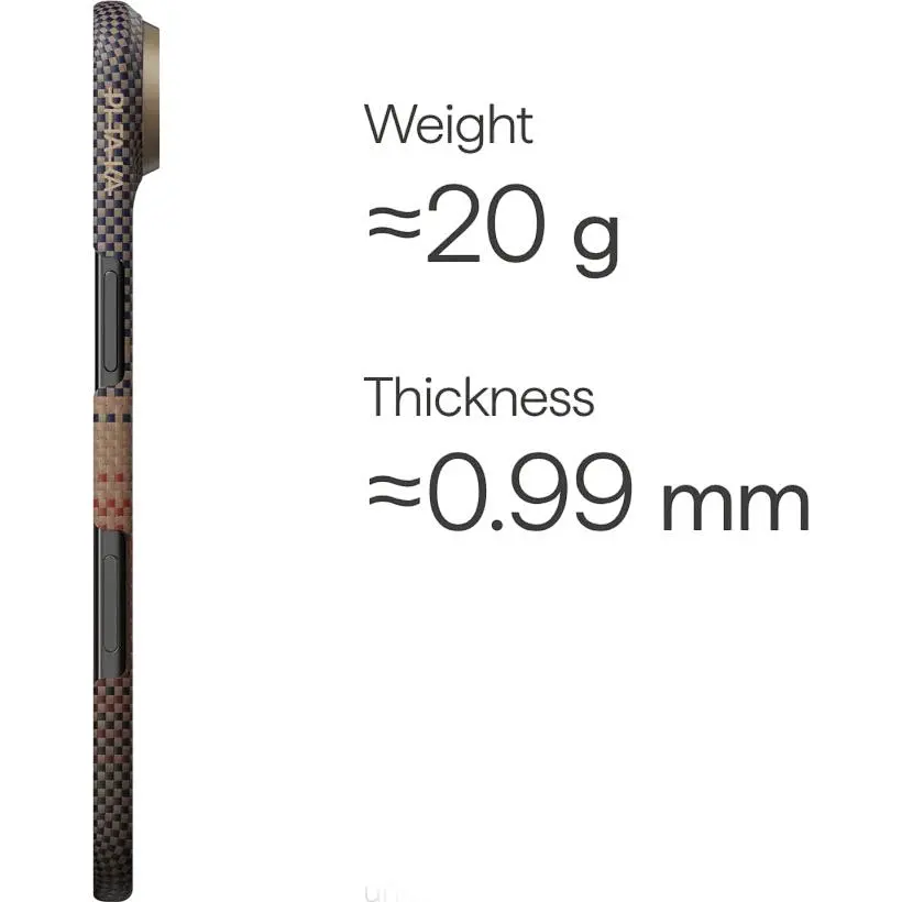 Чехол Pitaka Ultra-Slim для Apple iPhone Air Sunset (KI1702SA) [151584] - фото 8