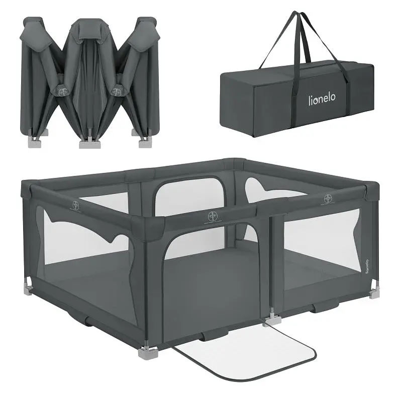 Манеж Lionelo Florence Easy Fold Grey Graphite (LO-FLORENCE EASY FOLD GREY GRAPHITE) - фото 3