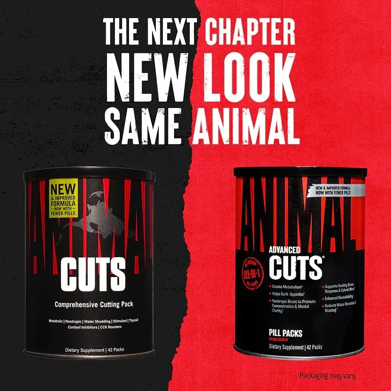 Жиросжигатель Universal Nutrition Animal Cuts, 42 пакетика - фото 7