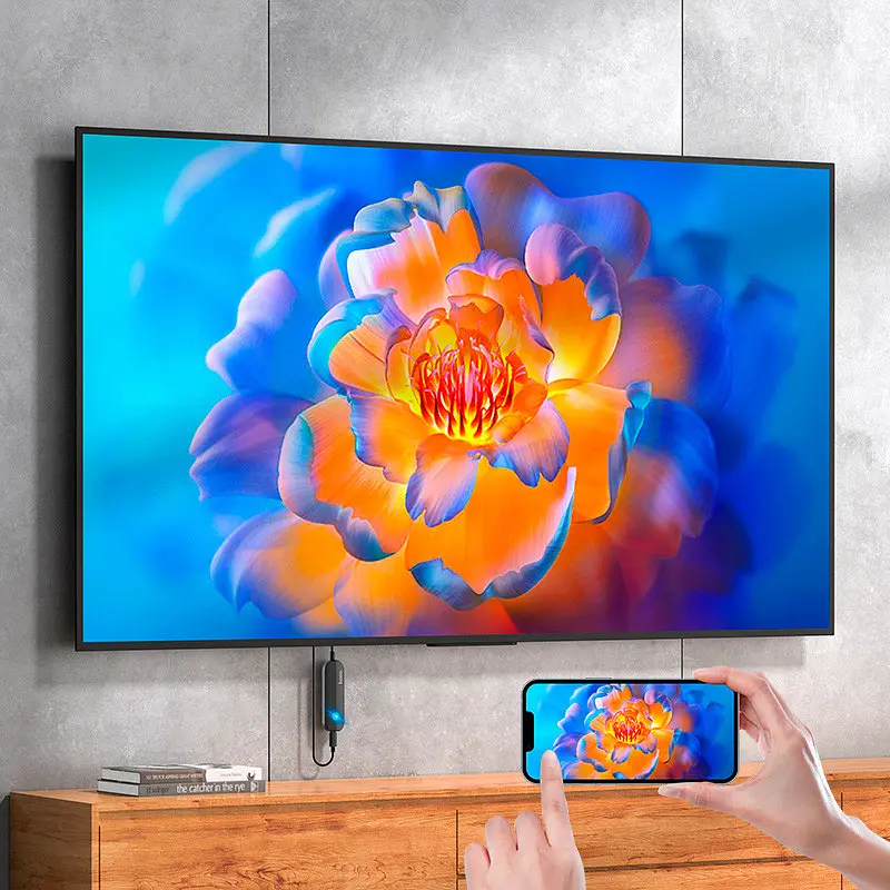 Адаптер Hoco Flowing wireless display 4K adapter (Mac / iPhone version) UA23 - фото 8