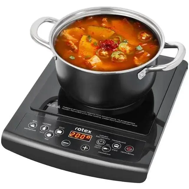 Настольная индукционная плита Rotex RIO215-G одноконфорочная 1400 Вт - фото 3