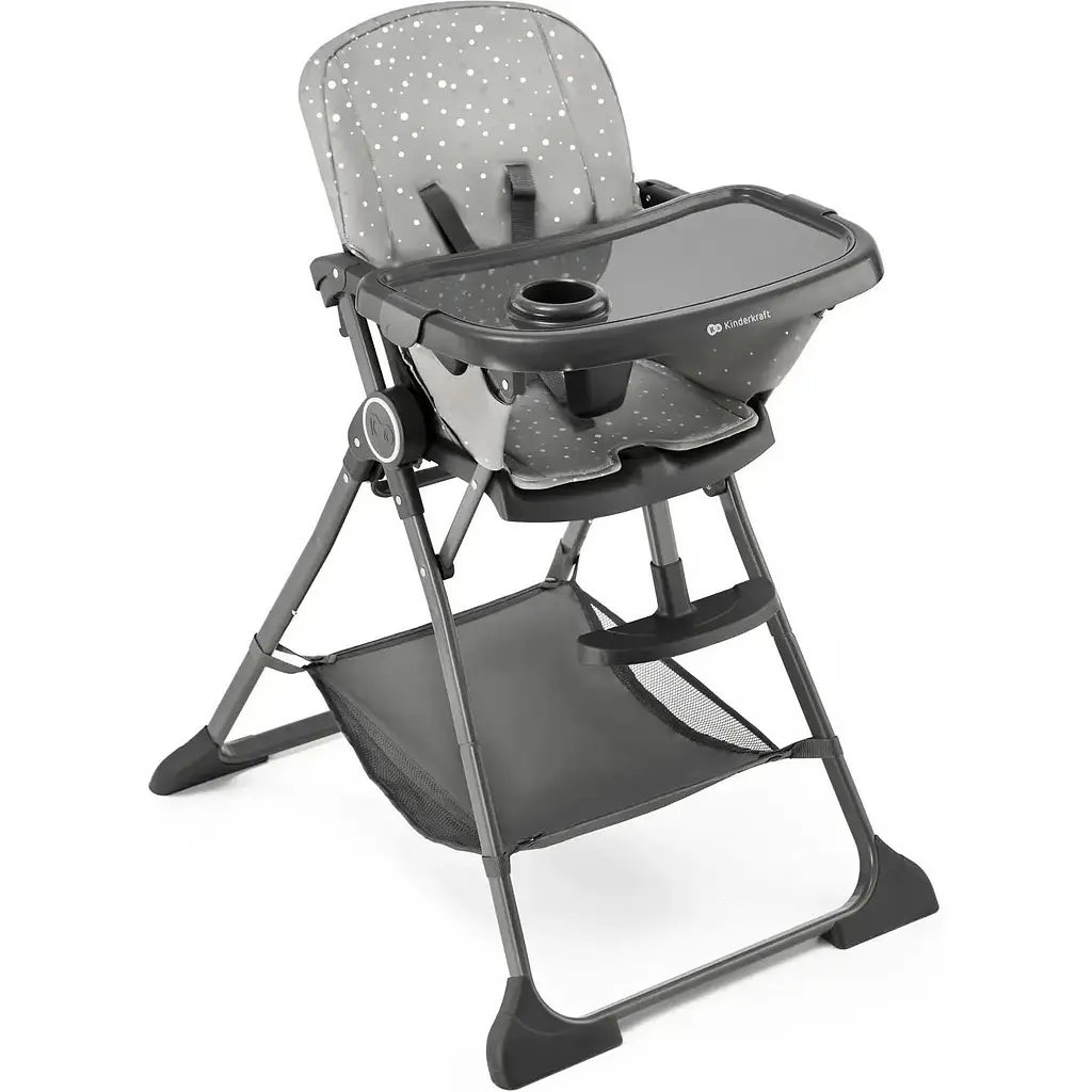 Стільчик для годування Kinderkraft Foldee Grey KHFOLD00GRY0000 (00-00305201) - фото 2