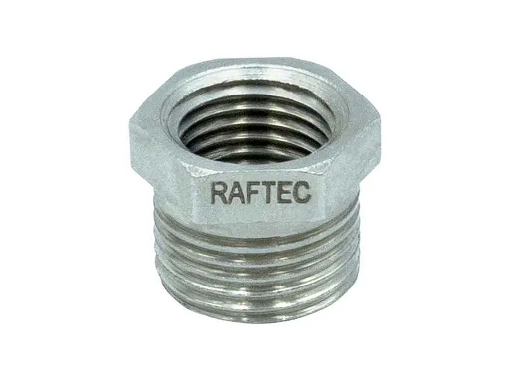Футорка RAFTEC 3/8"Зх1/4"В латунь, ЗВ, DN10х8, нікель, F005001 - фото 2