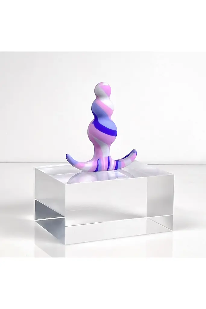 Анальна пробка Blush Avant Twilight 7.6 см (блакитний) - фото 14